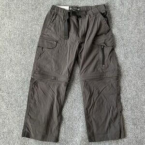 BC Clothing Pants Men 32 X 24 Short Convertible Cargo Shorts Grey‎ New NWT  Boys